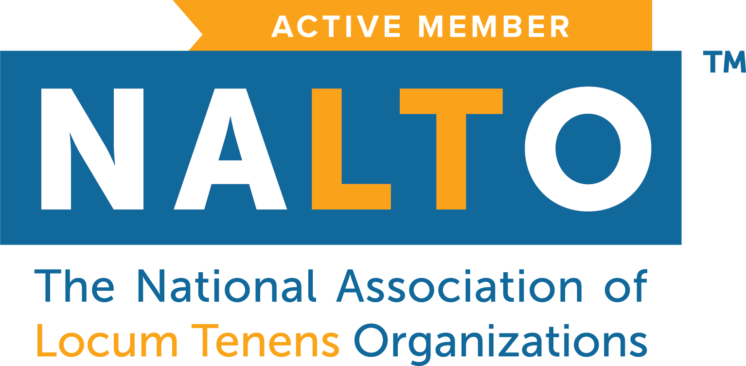 Active member of the National Association of Locum Tenens Organizations